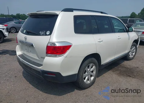 2013 Toyota Highlander Se V6 from USA, damaged, VIN 5TDBK3EH9DS247605